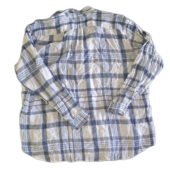 Ralph Lauren Men’s Shirt 2XL Blue White Plaid Long Sleeve Casual Button Up XXL - Picture 2 of 7